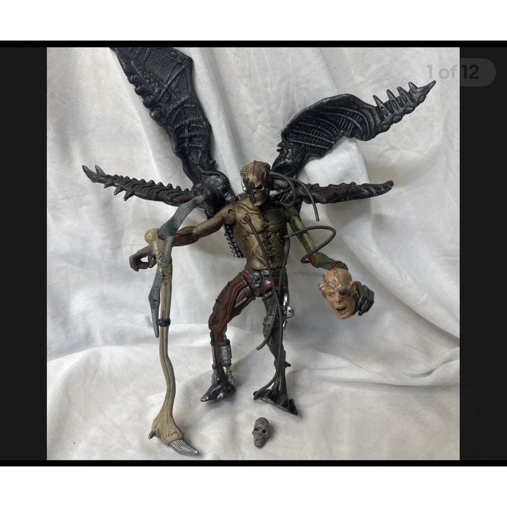 Vintage Todd McFarlane Spawn Comic 9 Figures LOT Accessories Nitro Techno Lotus
